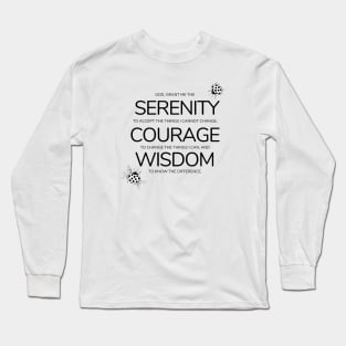 serenity prayer Long Sleeve T-Shirt